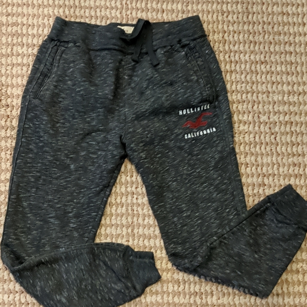 Small Hollister Dark Grey Jogger Sweatpants